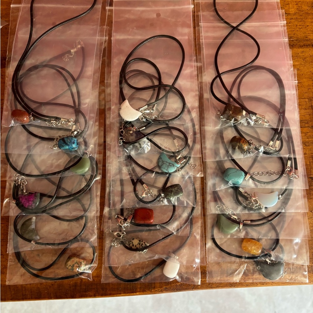 Crystal necklaces